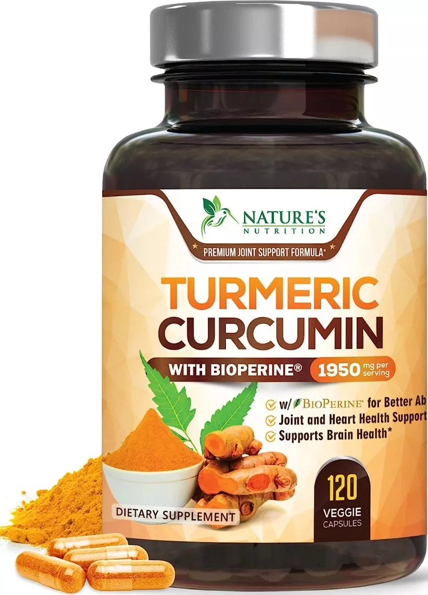 Salud y Equipamiento Médico - Curcuma Natures nutrition 120 capsulas