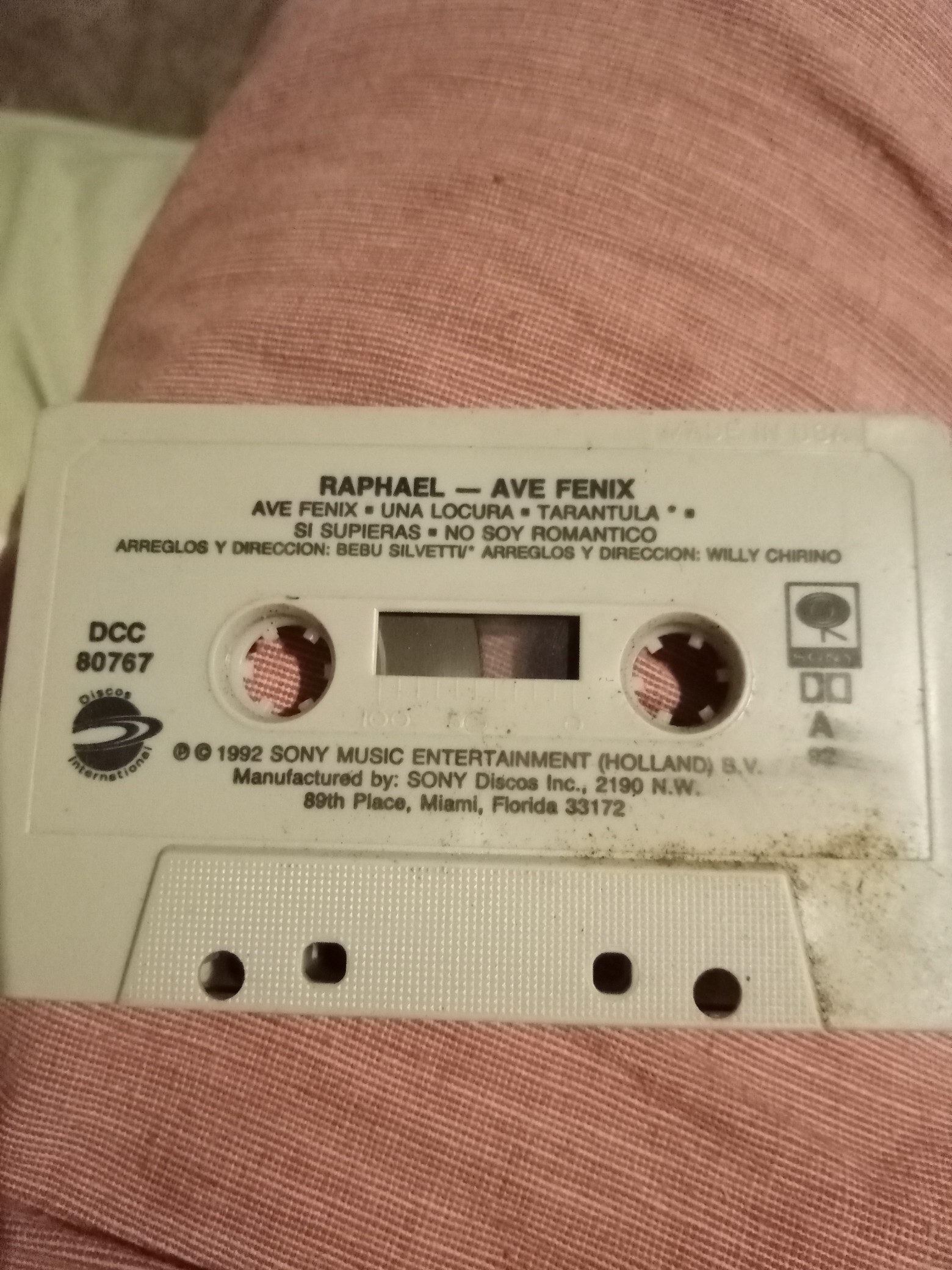 hobby y coleccion - Cassette rafhael de españa 1992 0