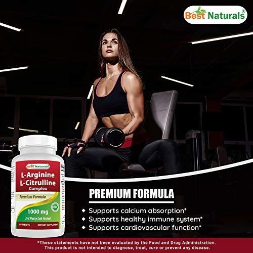 Salud y Equipamiento Médico - Best Naturals L-arginine L-citruline Complex Tabletas, 250 U 3