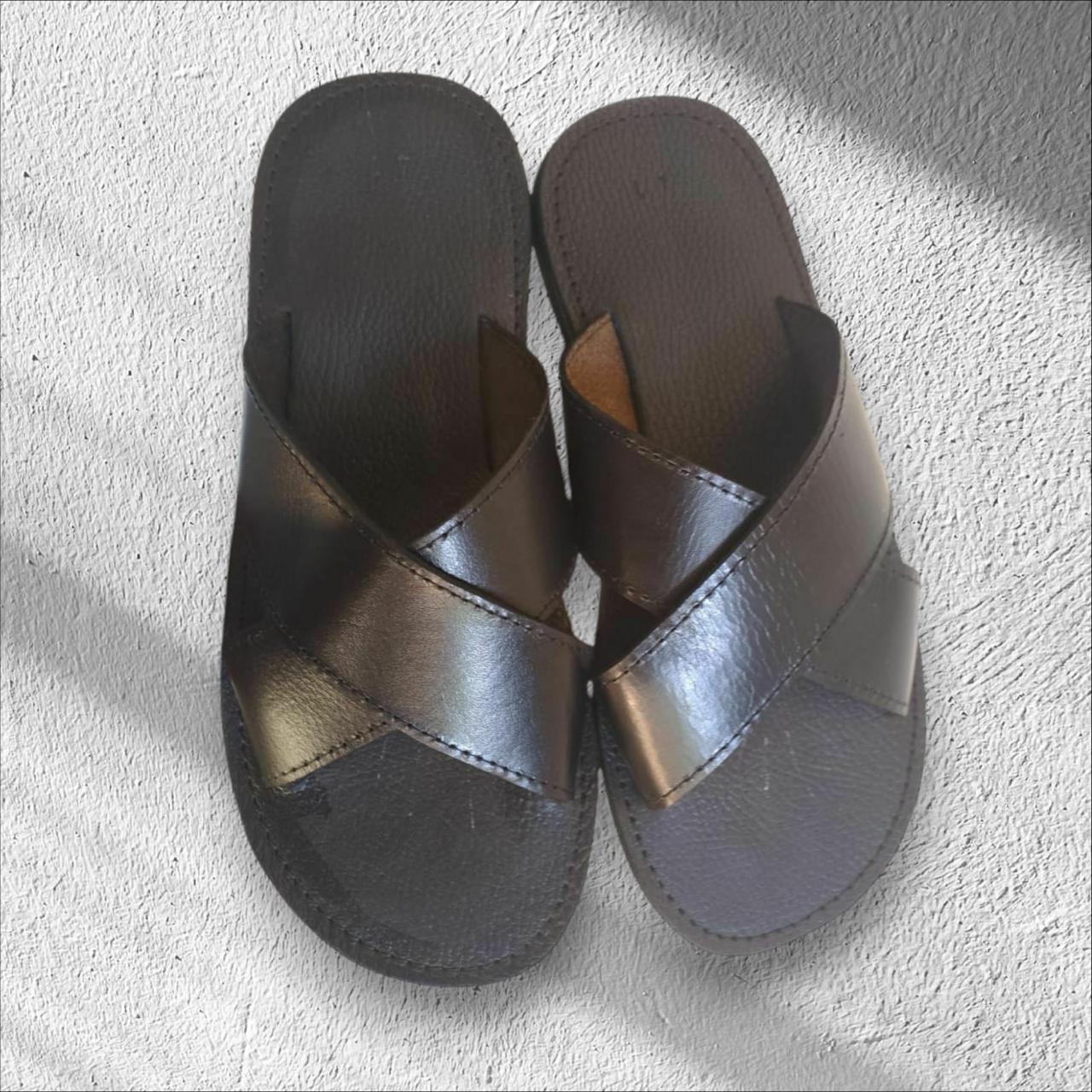 zapatos para hombre - Sandalias en piel para hombres  1
