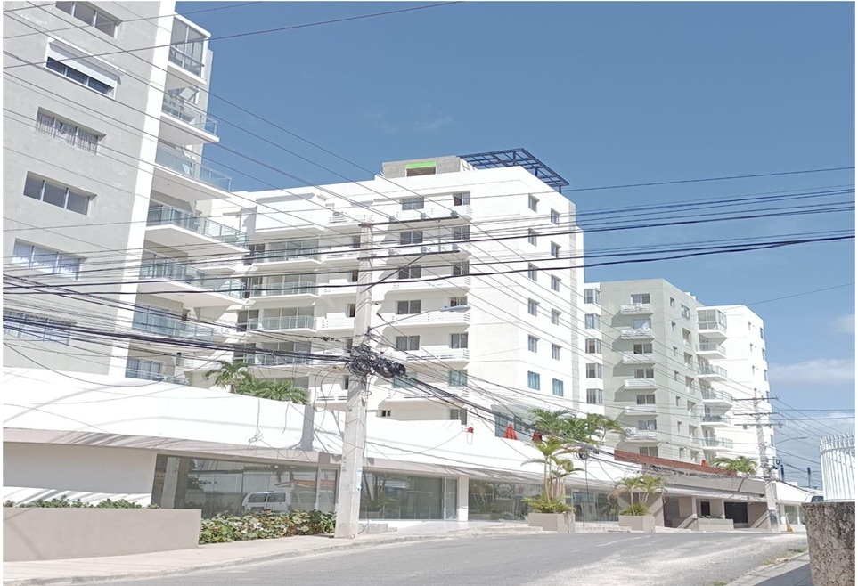apartamentos - APTO 1 HAB., AMUEBLADO, PISO 8, TORRE BOCA DEL MAR III, BOCA CHICA, CON  VISTA   6