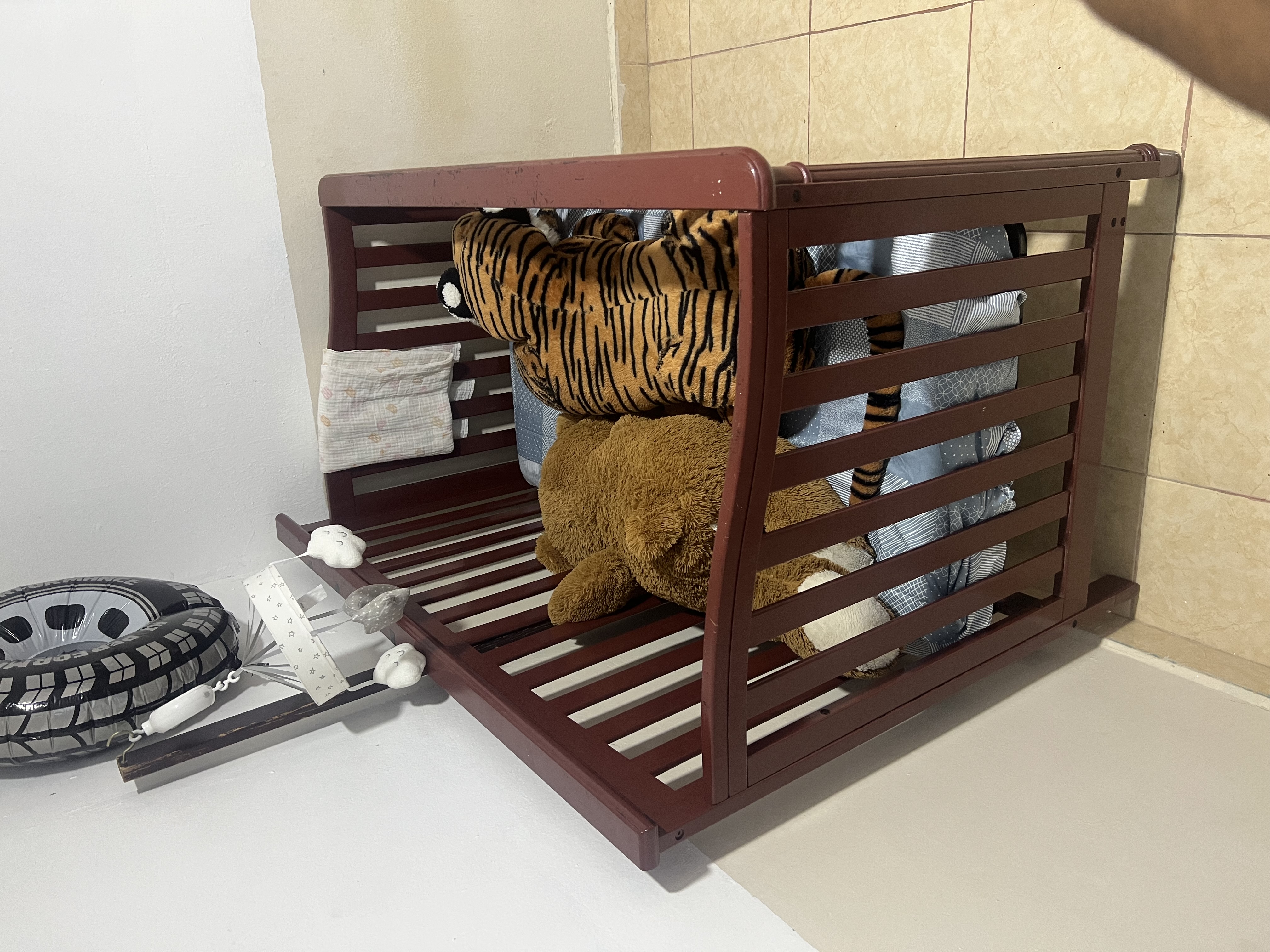muebles - Cuna cama  de bebe mundo  1