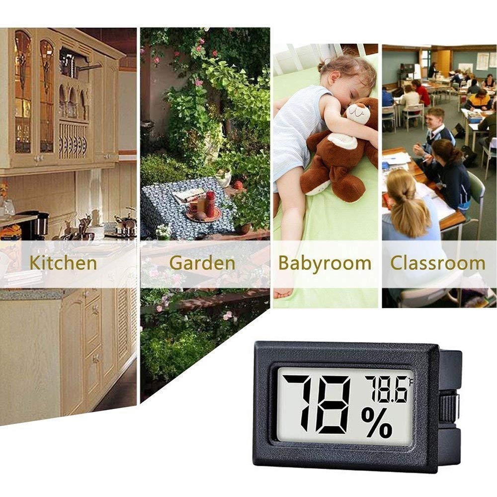equipos profesionales - Termometro LCD digital Higrometro Sonda Temperatura Humedad 2
