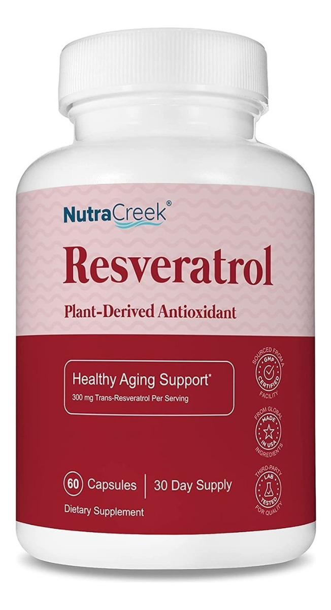 Salud y Equipamiento Médico - Nutracreek Resveratrol 60 caps