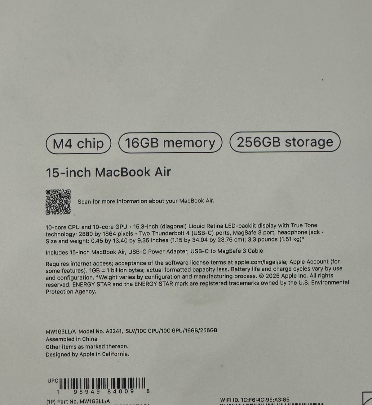 computadoras y laptops - MacBook Air 2025 Chip M4 13” & 15” 16GB/256GB & 16GB/512GB - Tienda Física  2