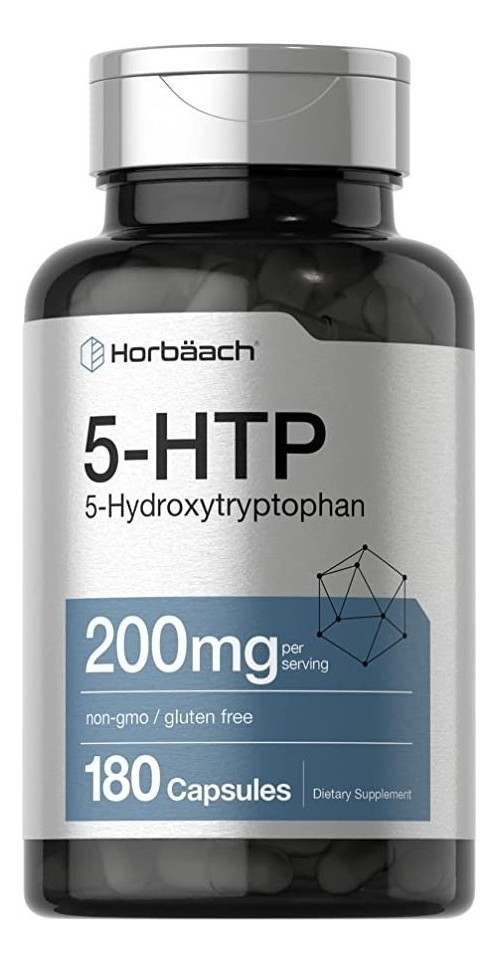 Salud y Equipamiento Médico - Horbaach 5-htp 200 Mg | 180 Capsulas | Suplemento De Fuerza 0