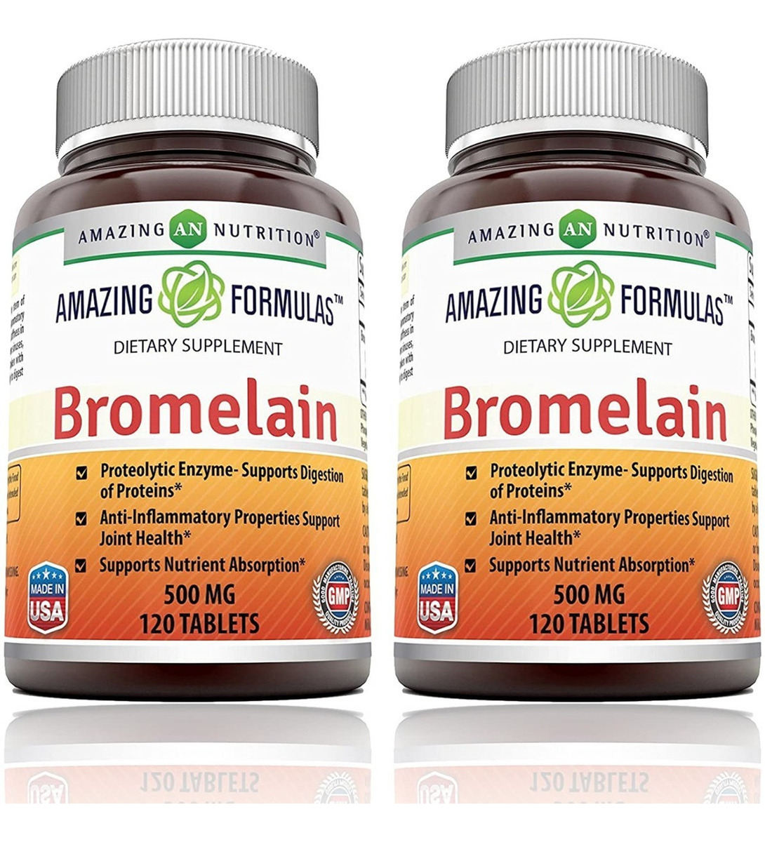 Salud y Equipamiento Médico - Bromelina 120tbs Pack De 2