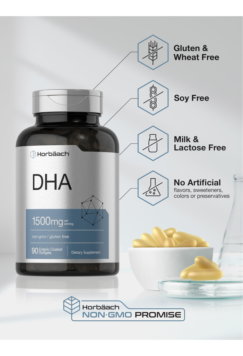 Salud y Equipamiento Médico - Dha 1500mg 90 Cap Horbaach 4