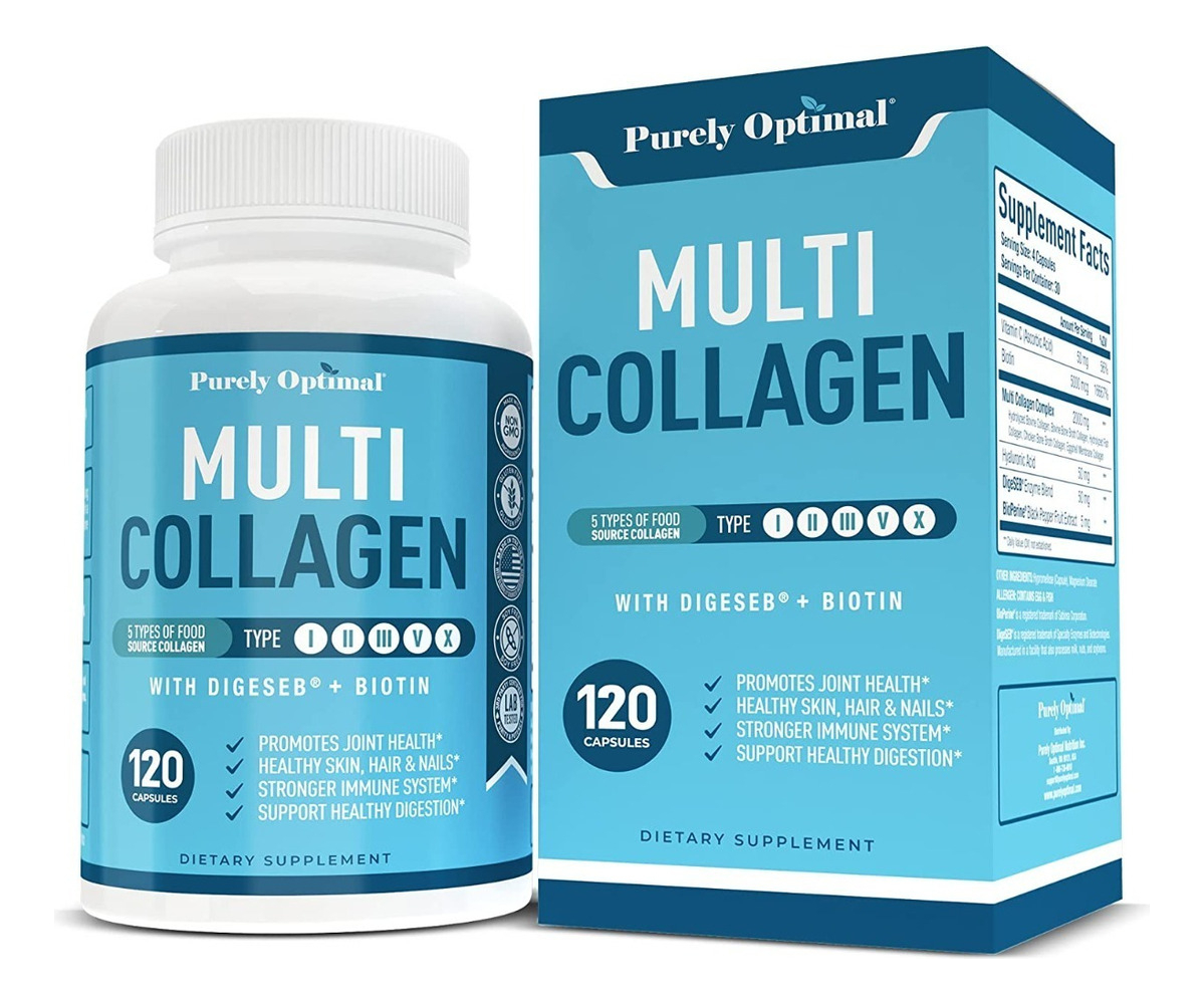 Salud y Equipamiento Médico - Purely Optimal Colageno 120cap 0