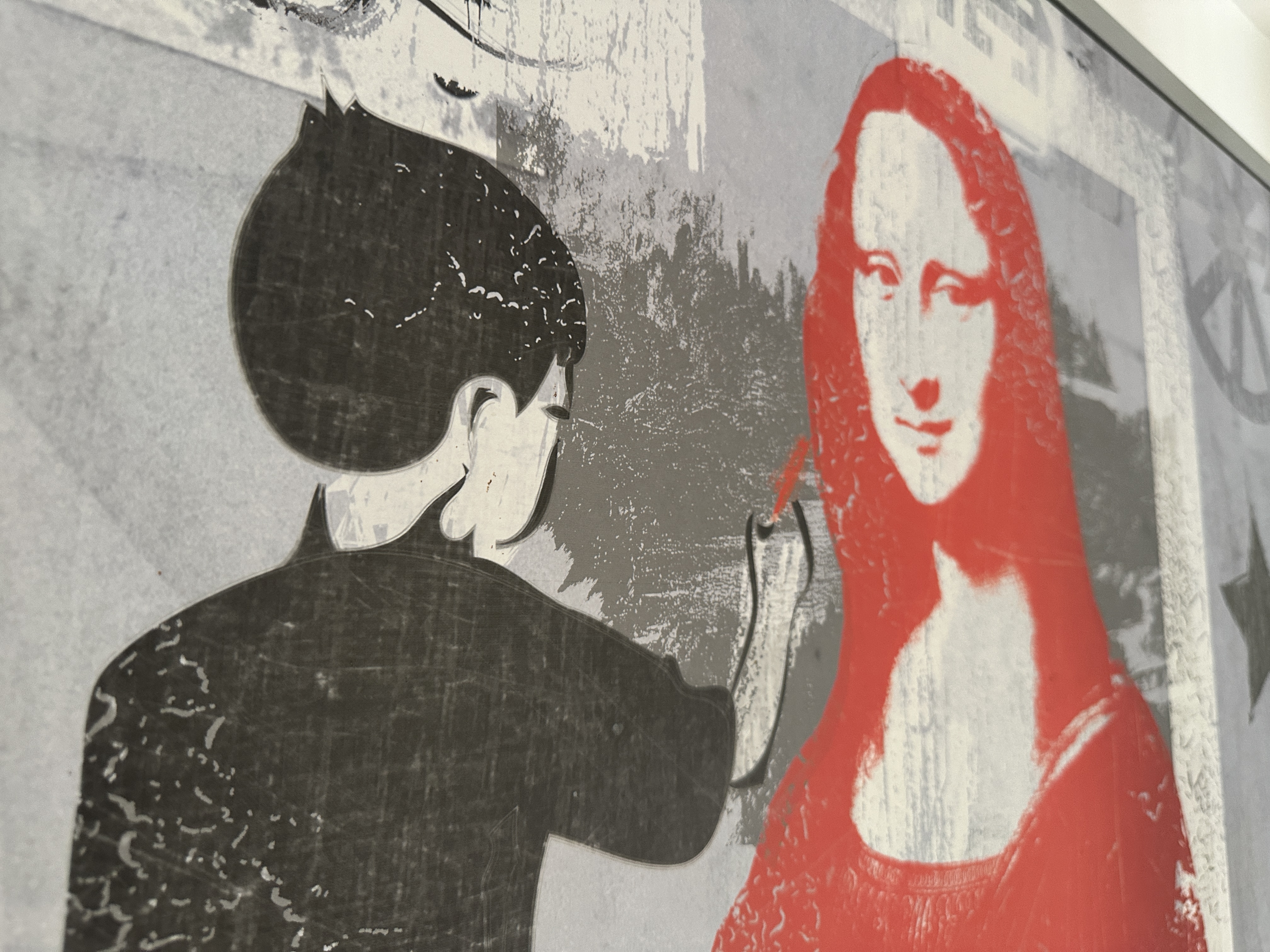 decoración y accesorios - Cuadro Estilo Urbano Pop Art – Mona Lisa Moderna  2