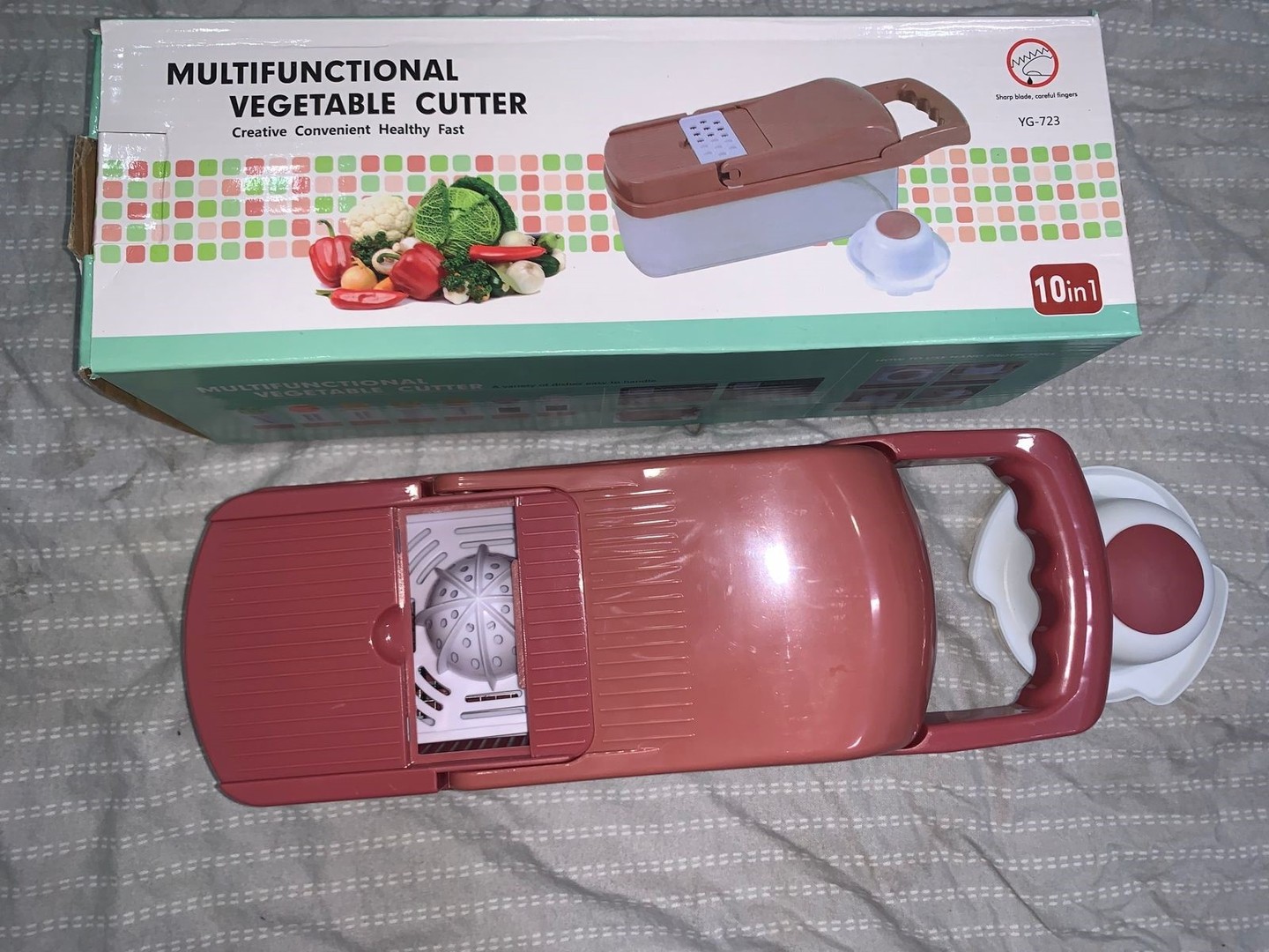 cocina - Cortador de vegetales y frutas con accesorios multifunción 14 en 1  3