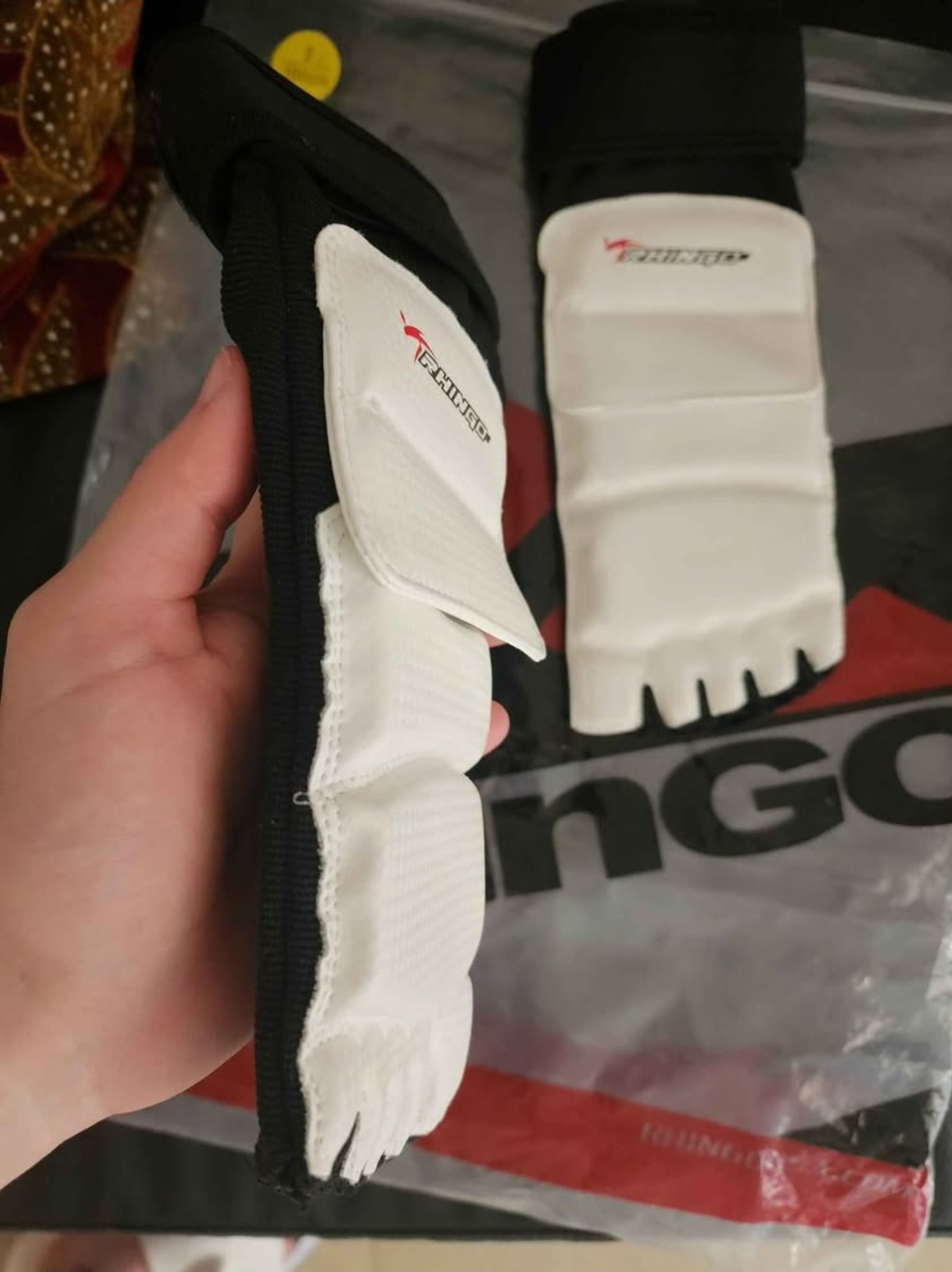 deportes - PROTECTORES DE PIES PARA TAEKWONDO O ARTES MARCIALES VARIADAS  1
