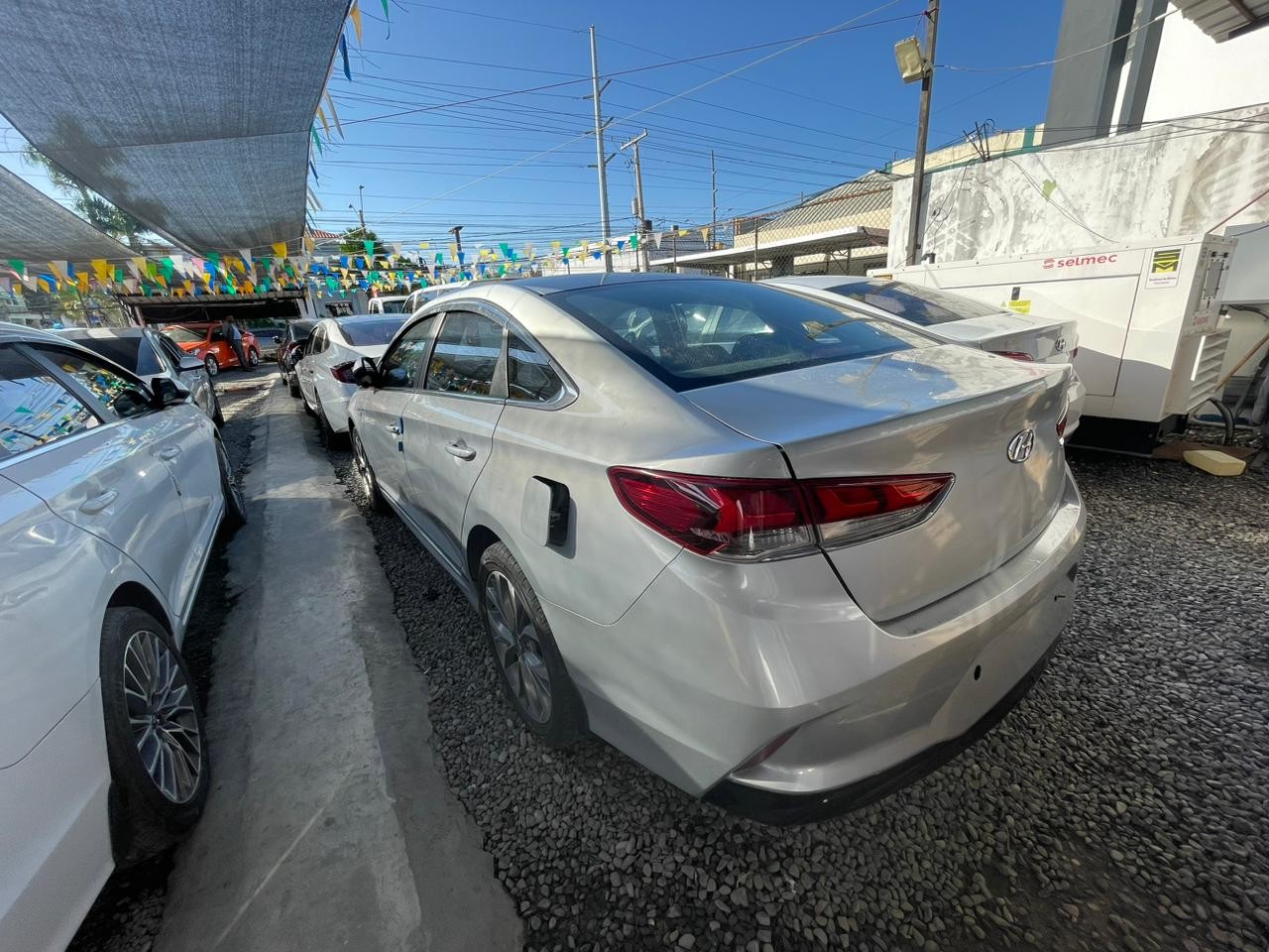 carros - HYUNDAI SONATA NEW RISE 2018  GRIS 4