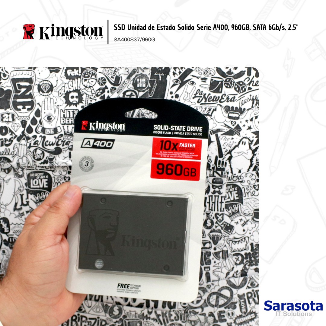 accesorios para electronica - Kingston SSD de 960Gb Serie A400