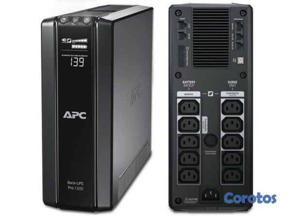 computadoras y laptops - UPS APC BR1500G BACK-UPS PRO, 1.5KVA (1500VA), 865 WATTS