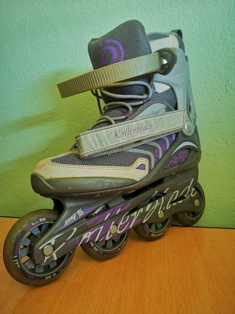 deportes - Patines Rollerblade Spirit Blade SG5 Inline Skates, Tamaño 9 de mujer.