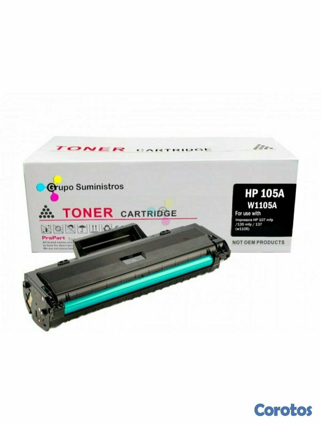 computadoras y laptops - TONER HP  105A GENERIC TOTALMENTE NUEVO ,W1105A   2