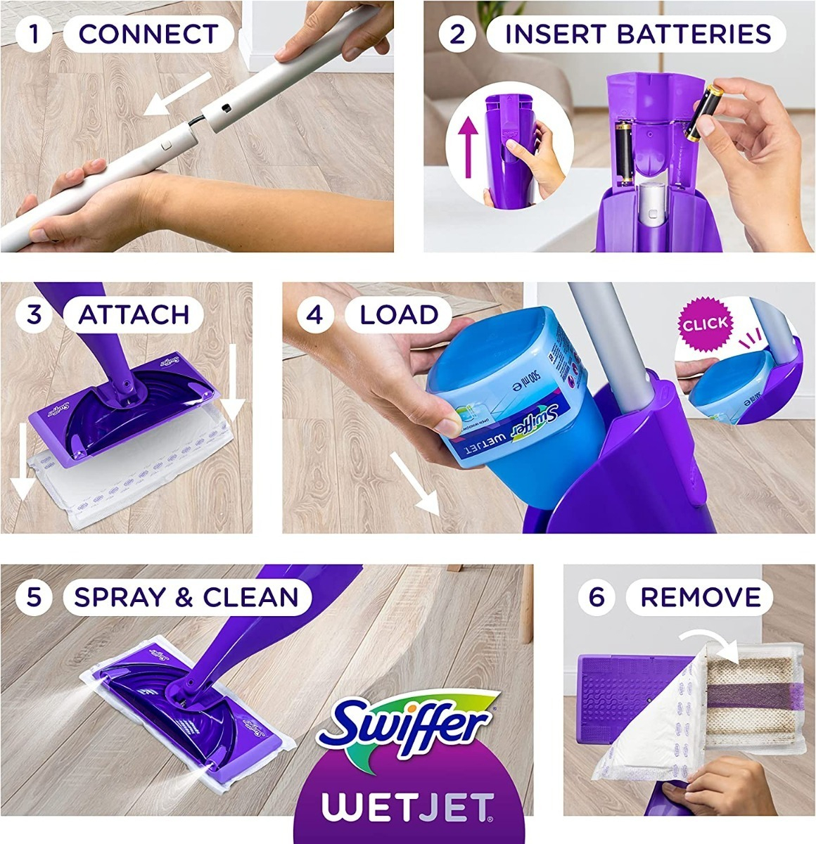 Salud y Equipamiento Médico - Repuestos Swiffer Para Suelos De Madera 4
