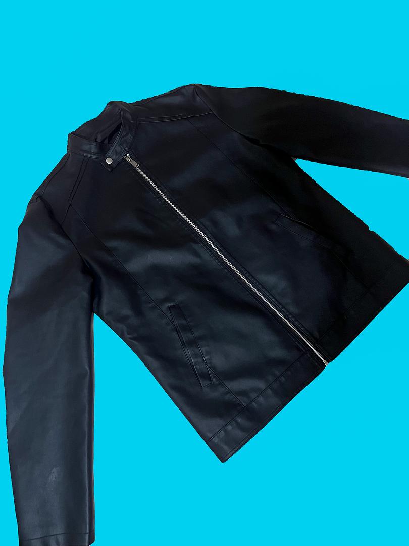 ropa para hombre - Chaqueta de motocicleta vintage casual para hombre 2
