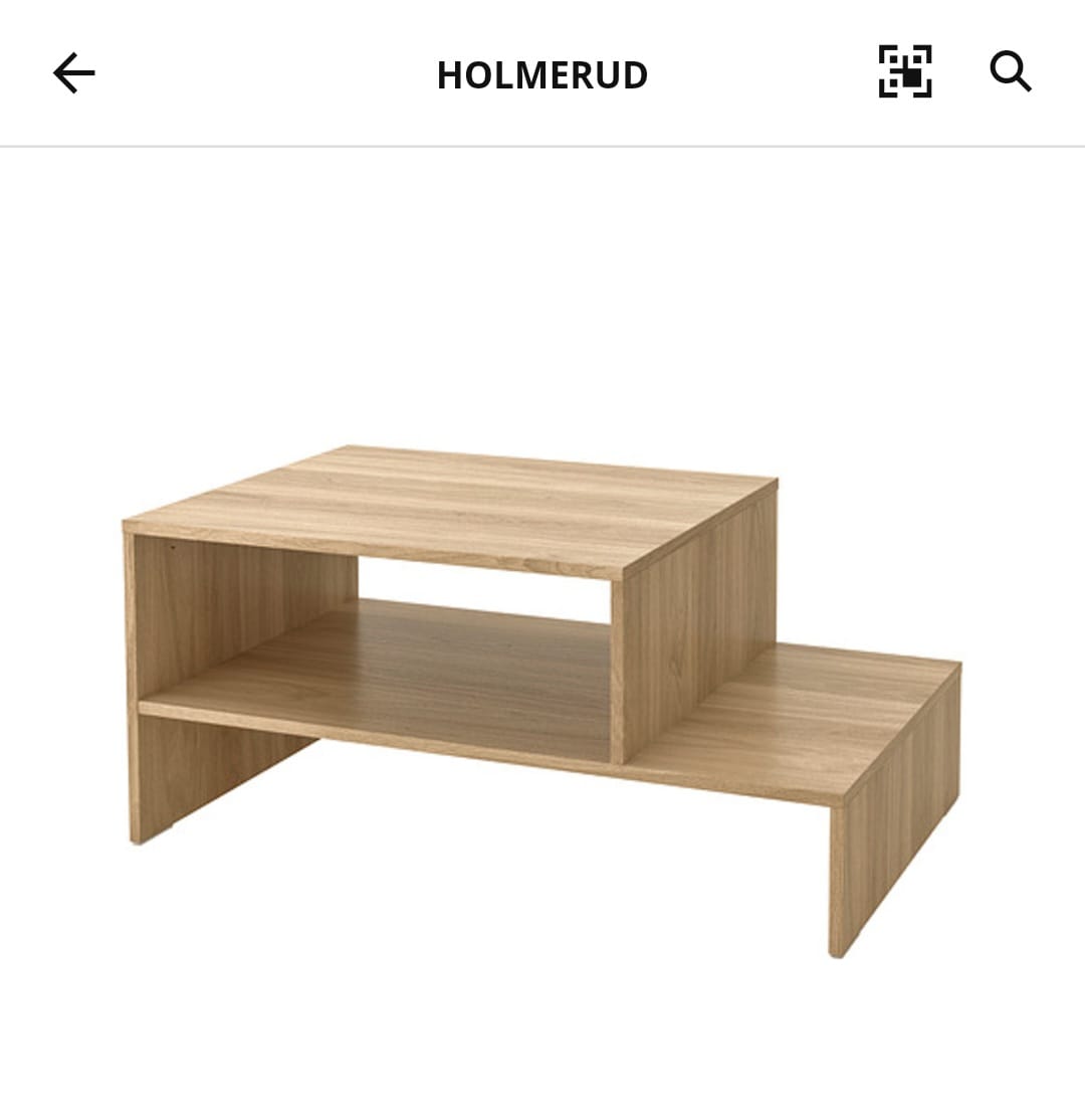 muebles y colchones - Se vende mesa de centro IKEA Holmerud