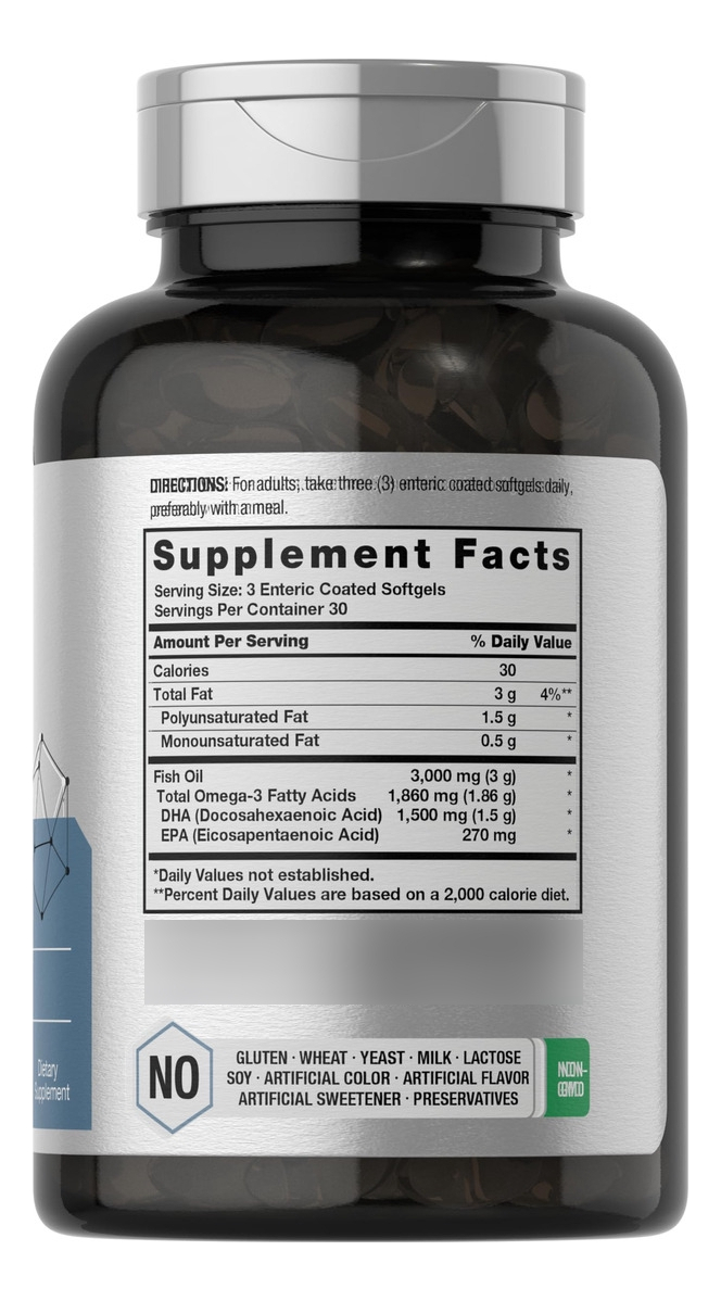 Salud y Equipamiento Médico - Dha 1500mg 90 Cap Horbaach 1