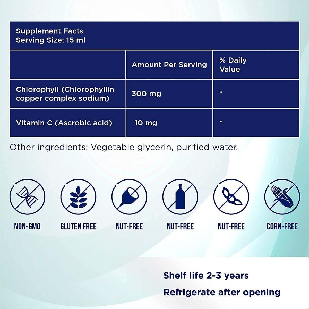 Salud y Equipamiento Médico - Clorofila Liquido 300 Mg 1