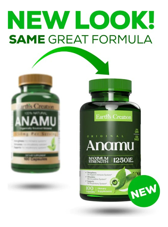 Salud y Equipamiento Médico - Anamu Earths Creation 1250 Mg - Un - Unidad A $2109 2