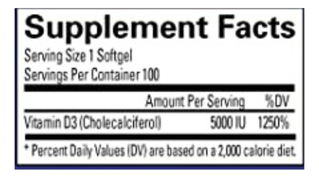 Salud y Equipamiento Médico - Vitamina D3 5000iu Brainmd - Unida - Unidad A $2932 1