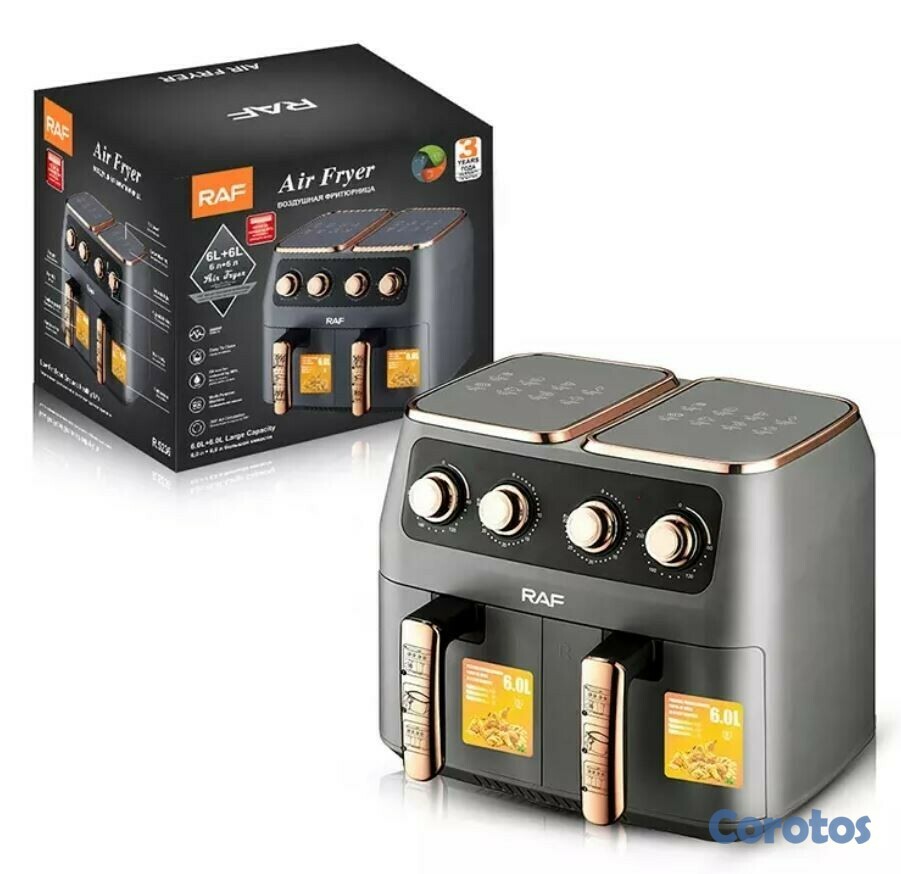 cocina - Freidora de aire manual de doble cesta 12 litro 2