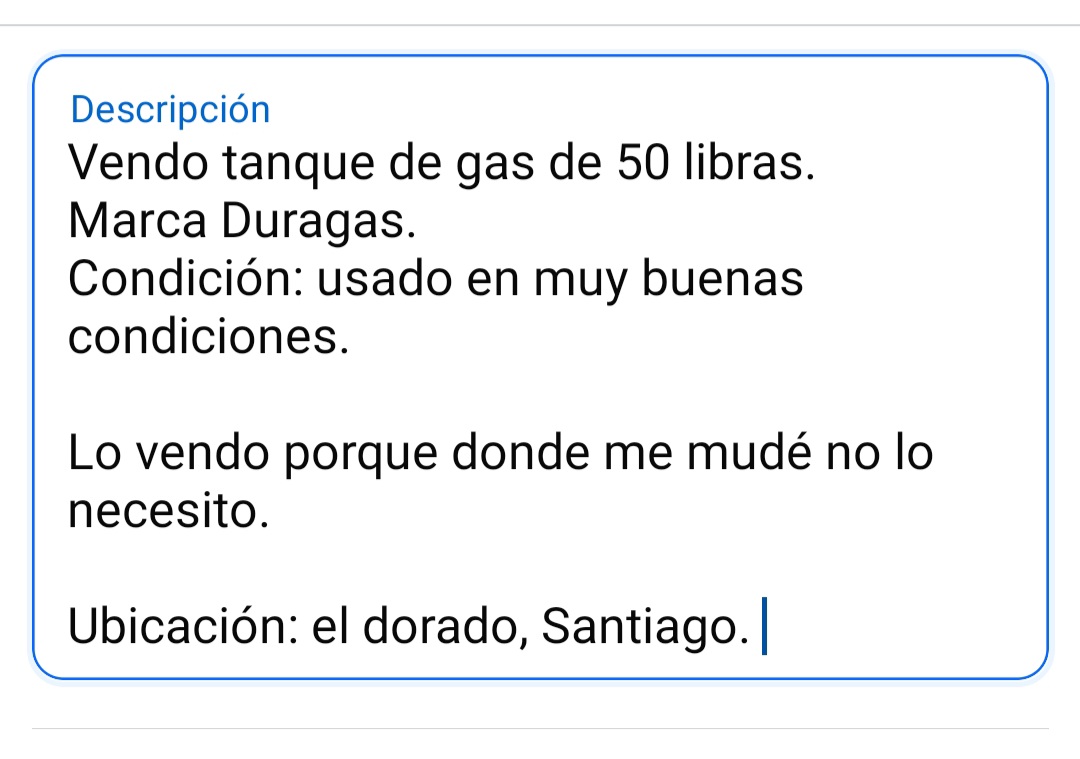 electrodomesticos - TANQUE DE GAS DE 50 LB 1
