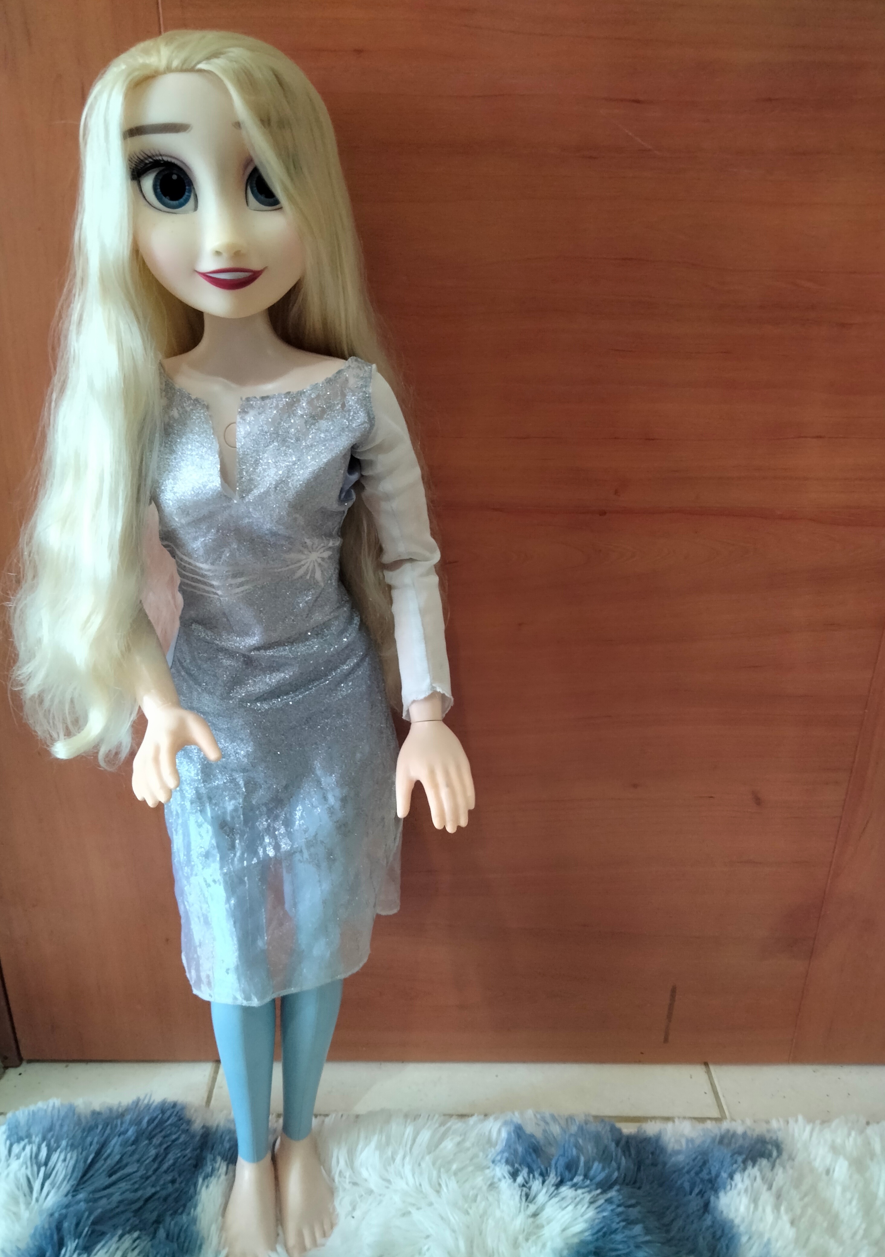 juguetes - muñeca Elsa gigante en buen precio  1
