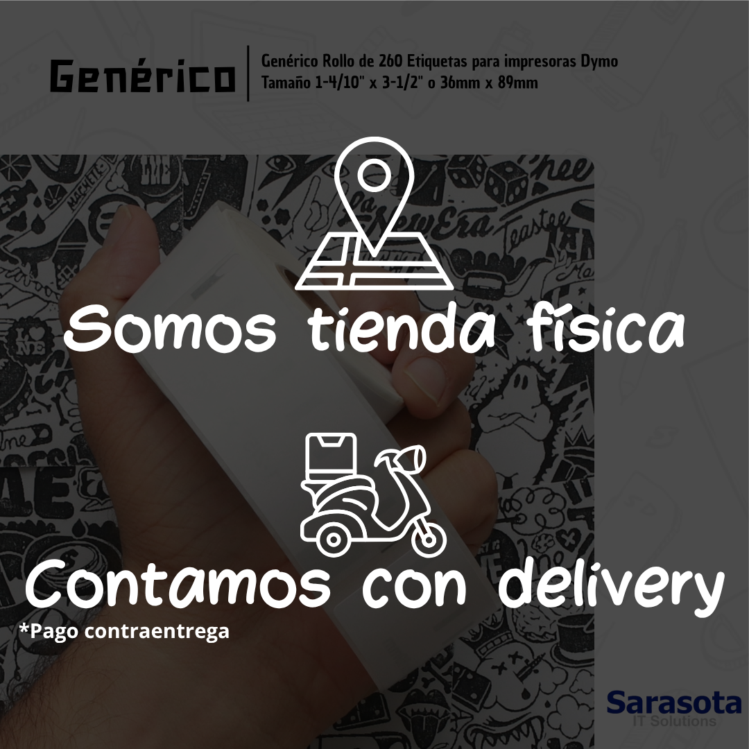 accesorios para electronica - Rollo de 260 Etiquetas para impresoras Dy 2
