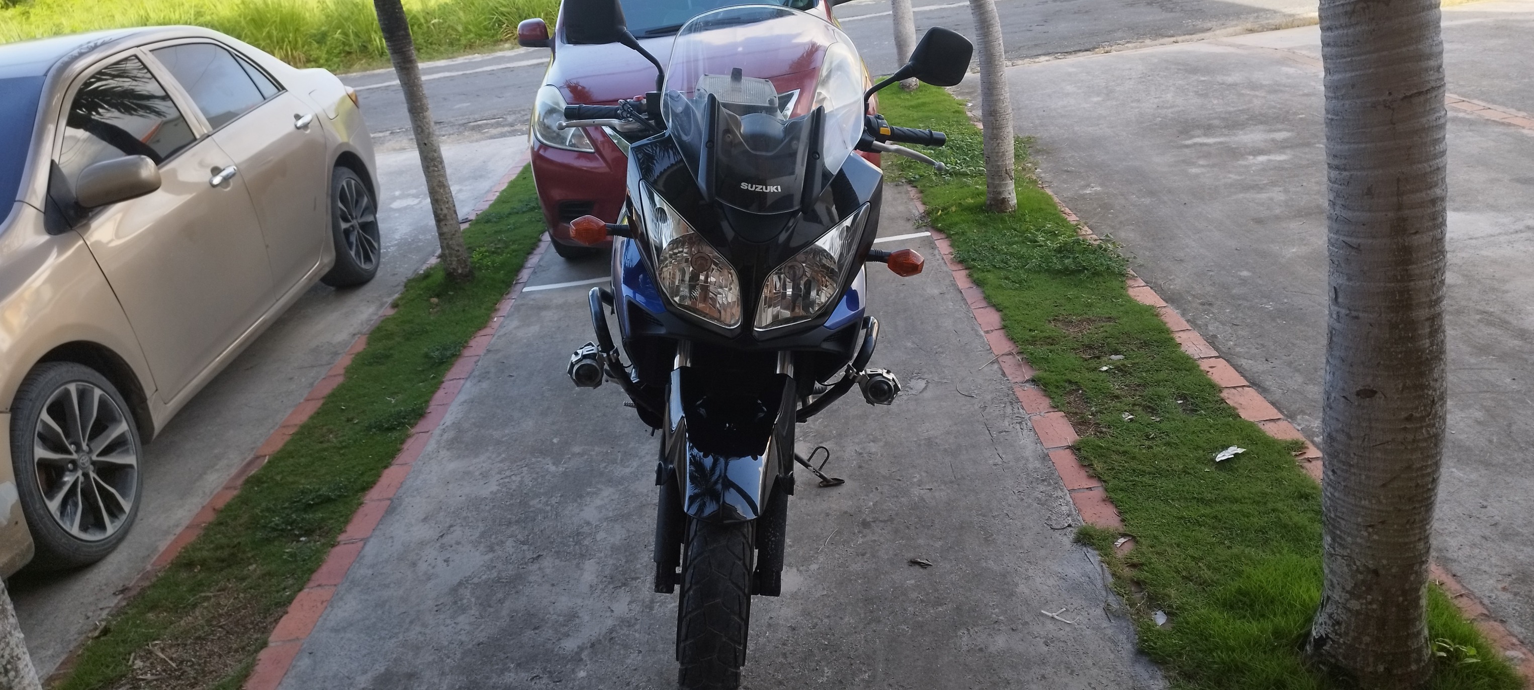 motores y pasolas - suzuki v-strom con 9.000 km reales..650 con 2 cilindros en V 3