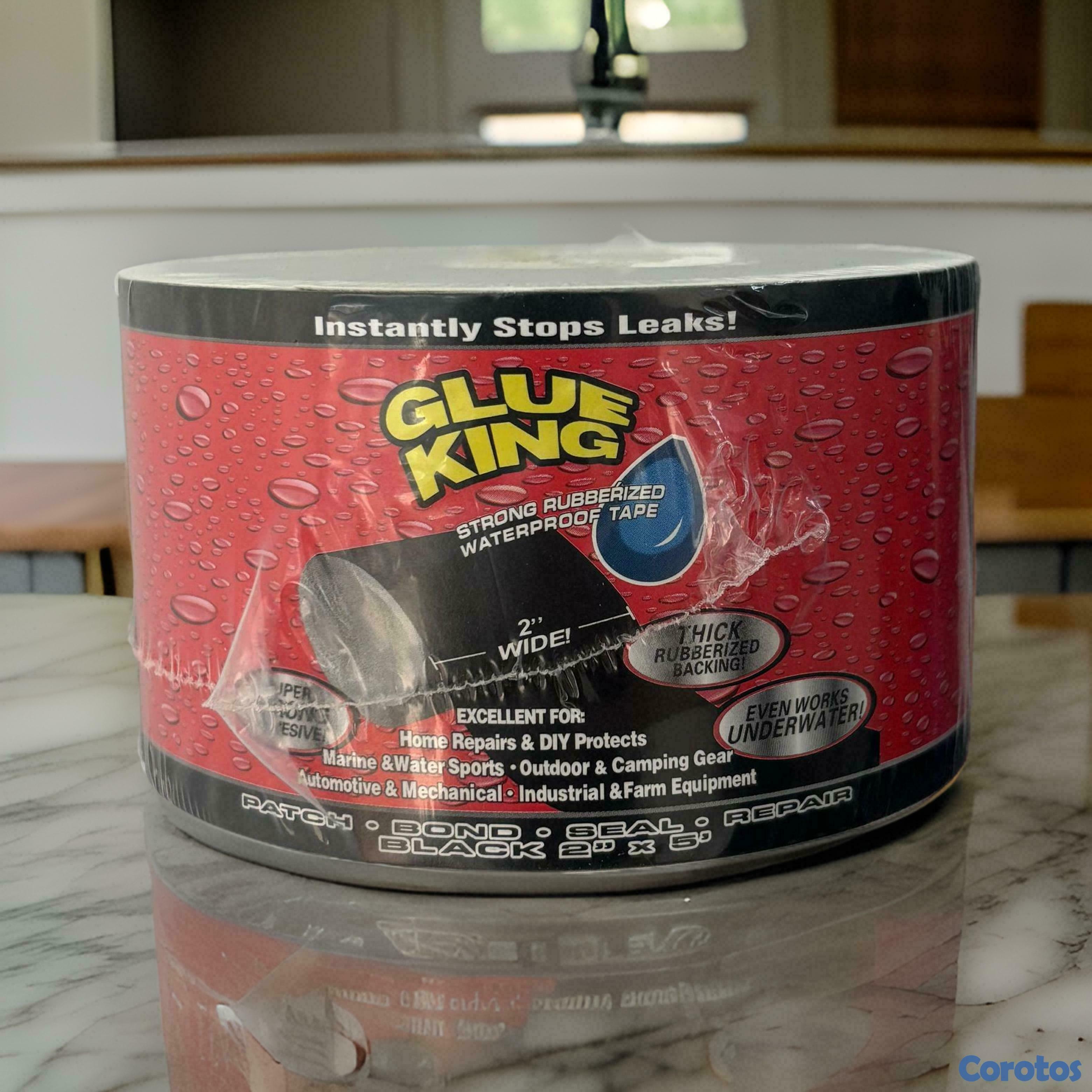 herramientas, jardines y exterior - Cinta para tapar goteras tanque cubeta glue king 2 2