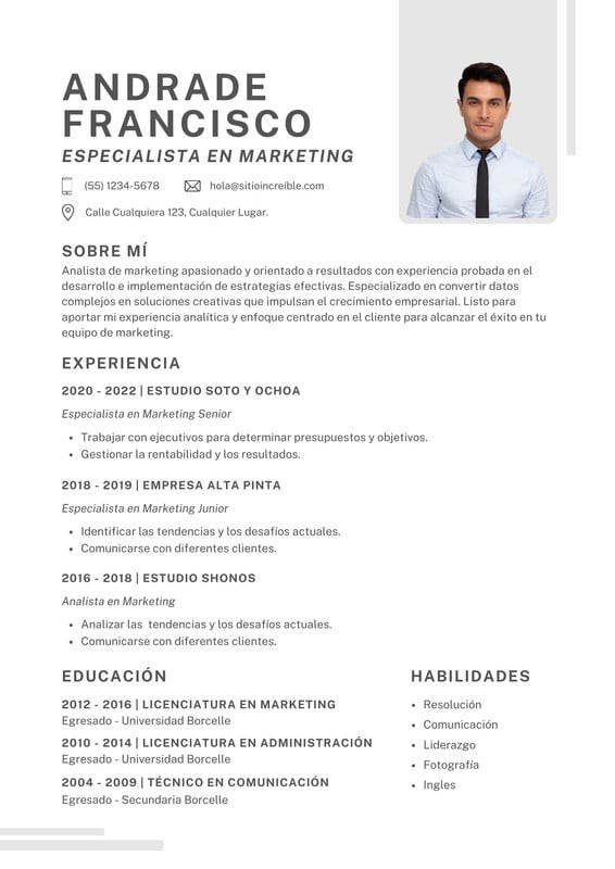 servicios profesionales - Redacción de CVs, perfiles profesionales, invitaciones y documentos varios. 1