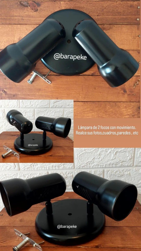 decoración y accesorios - Lámpara de techo con 2 focos 1