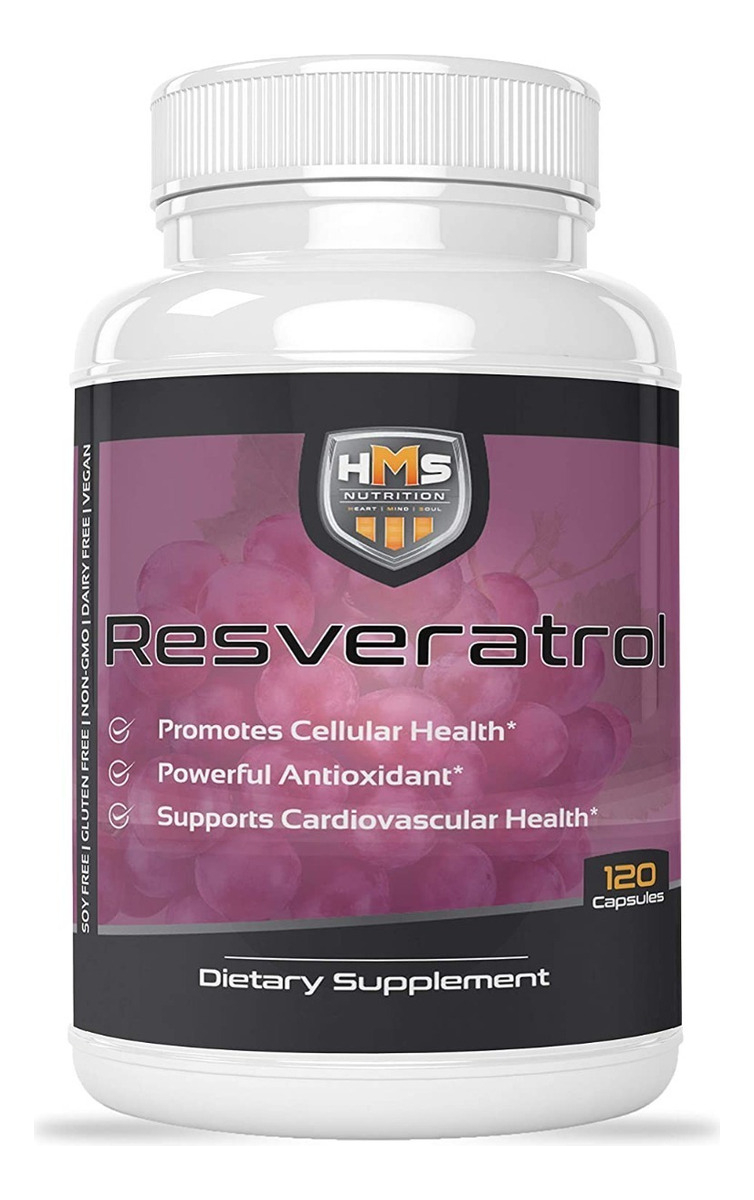 Salud y Equipamiento Médico - Resveratrol 120 Cap Hms Nutrition 0