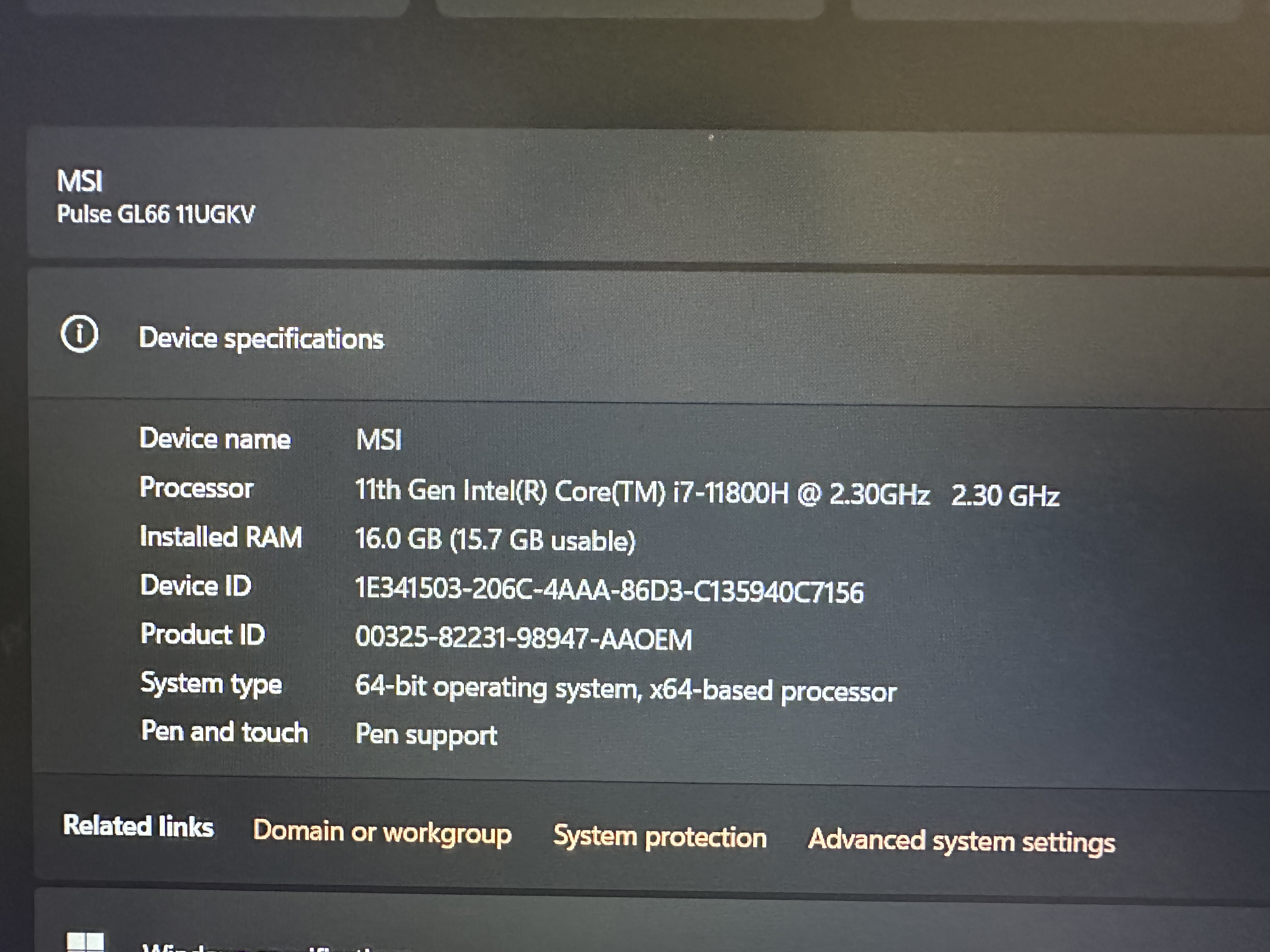 computadoras y laptops - Gaming Laptop MSI Pulse GL66 RTX 3070 2