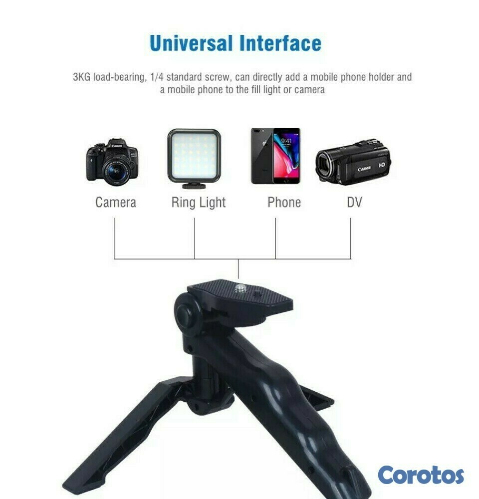 camaras y audio - Kit de video making AY-49 de 3 luces ideal para podcast y videos 5