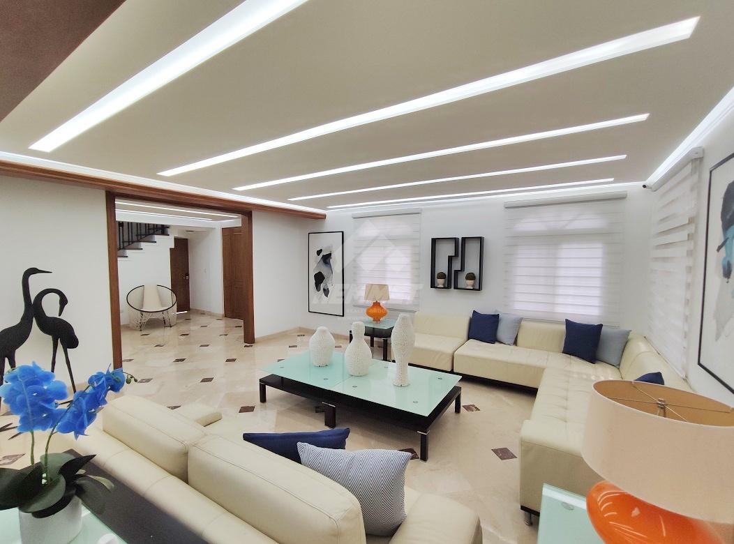 casas - MODERNA CASA AMUEBLADA CON PISCINA CERROS GURABO SANTIAGO 4