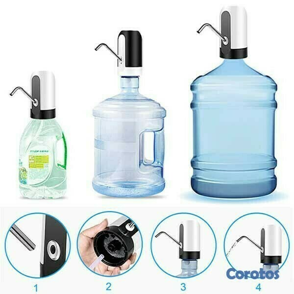 accesorios para electronica - Dispensador de agua recargable, extrae agua del botellon de manera automatica 3