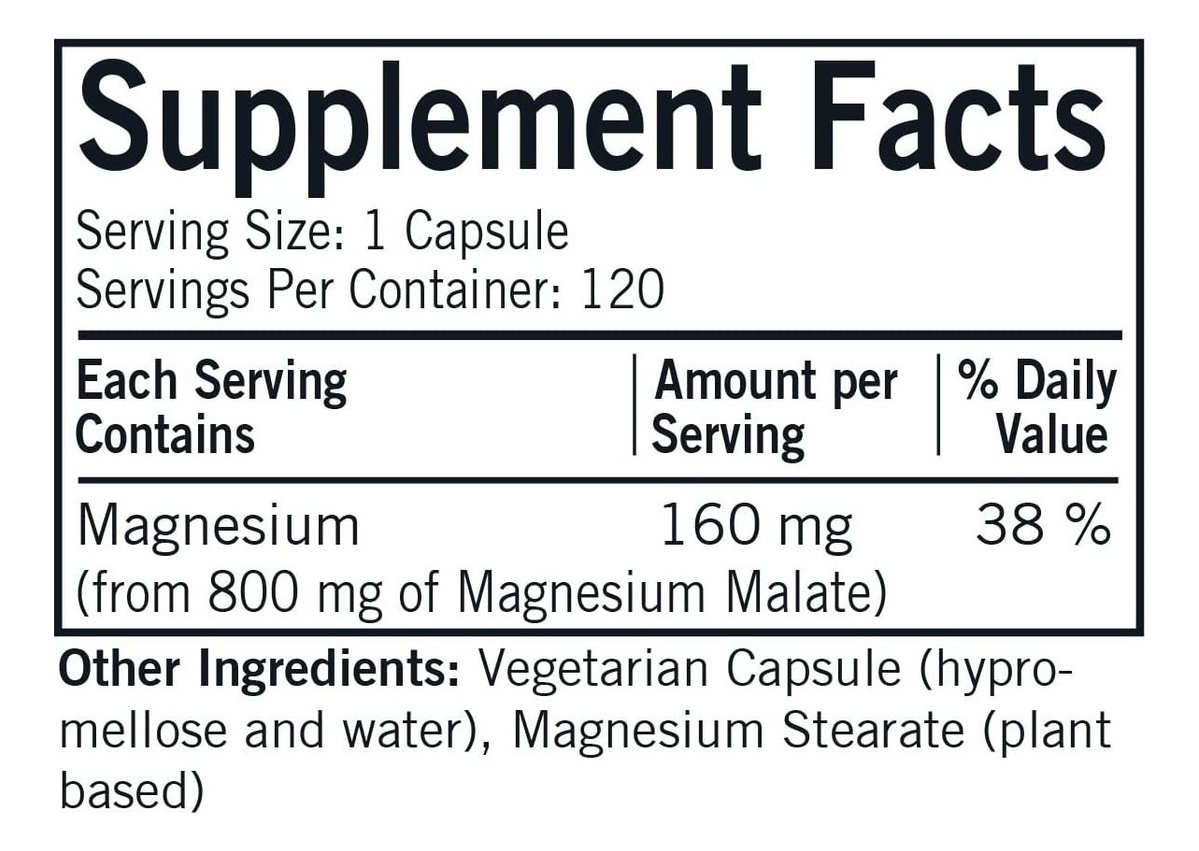 Salud y Equipamiento Médico - Malato De Magnesio 1000 mg Kirkm 1