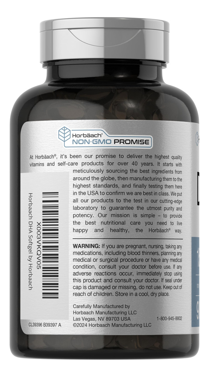 Salud y Equipamiento Médico - Dha 1500mg 90 Cap Horbaach 2