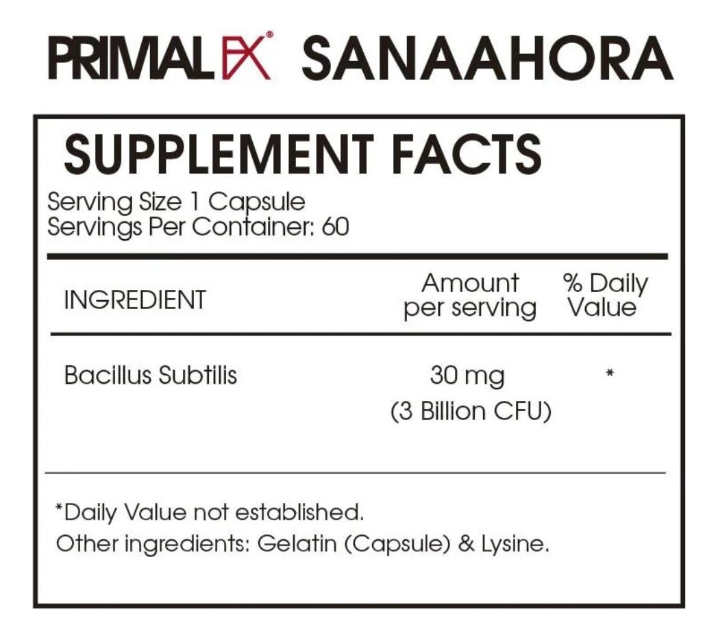 Salud y Equipamiento Médico - Probiotico Bacilo Primalfx - Unida - Unidad A $5115 1