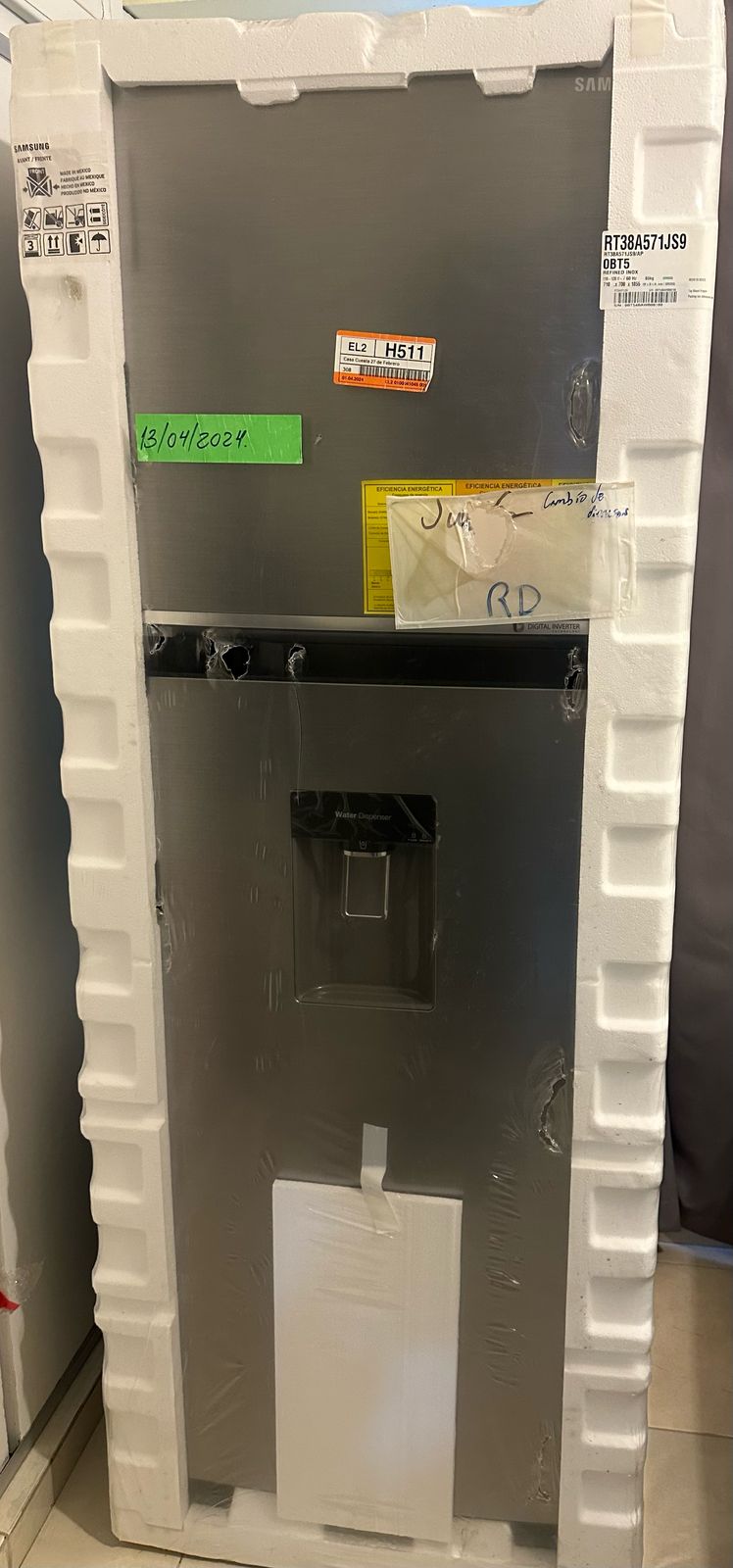 electrodomesticos - Nevera Samsung NUEVA en Caja (14 pies)