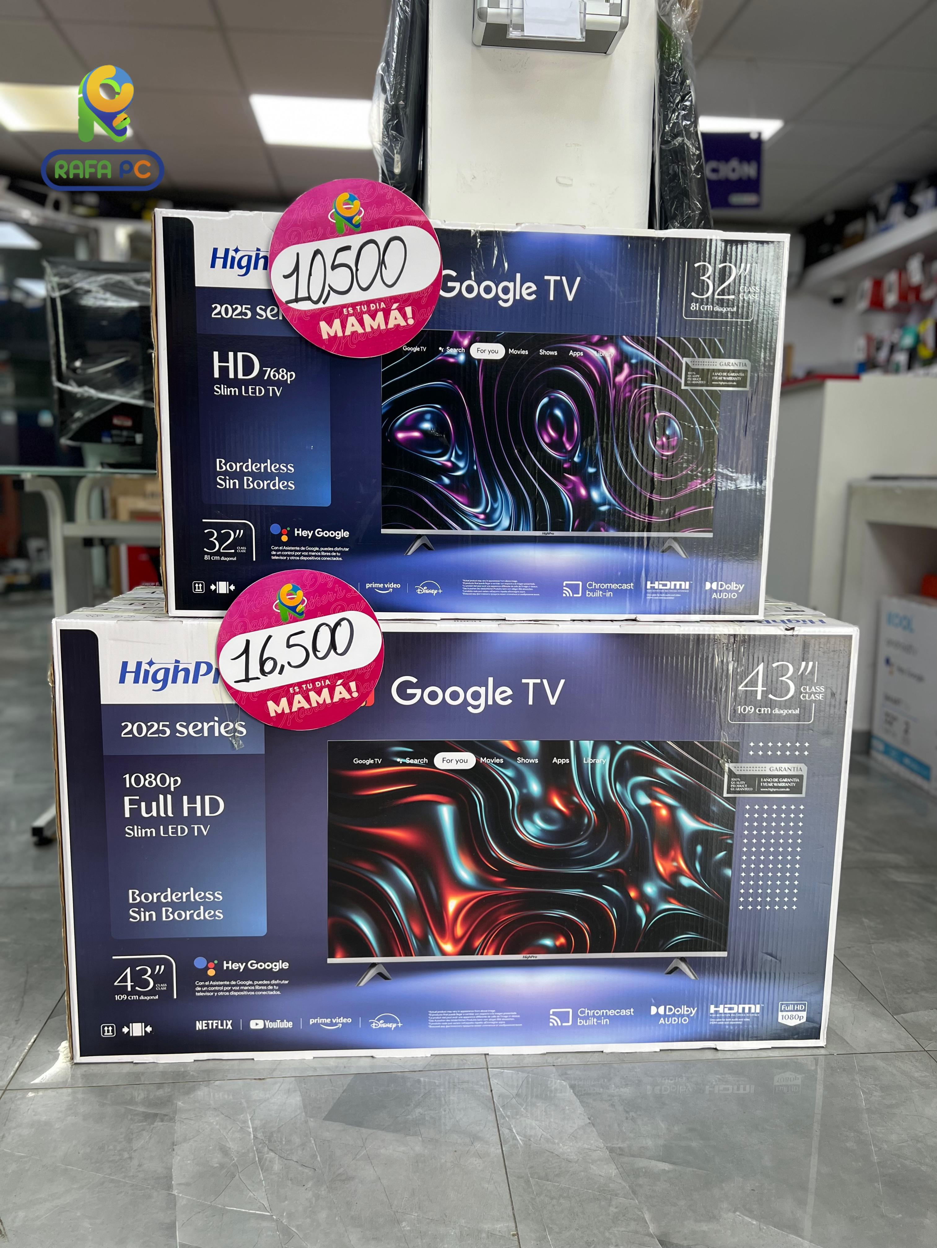 tv - -TV highpro 32 Pulgadas e $10,500  43 pulg $16,500 0