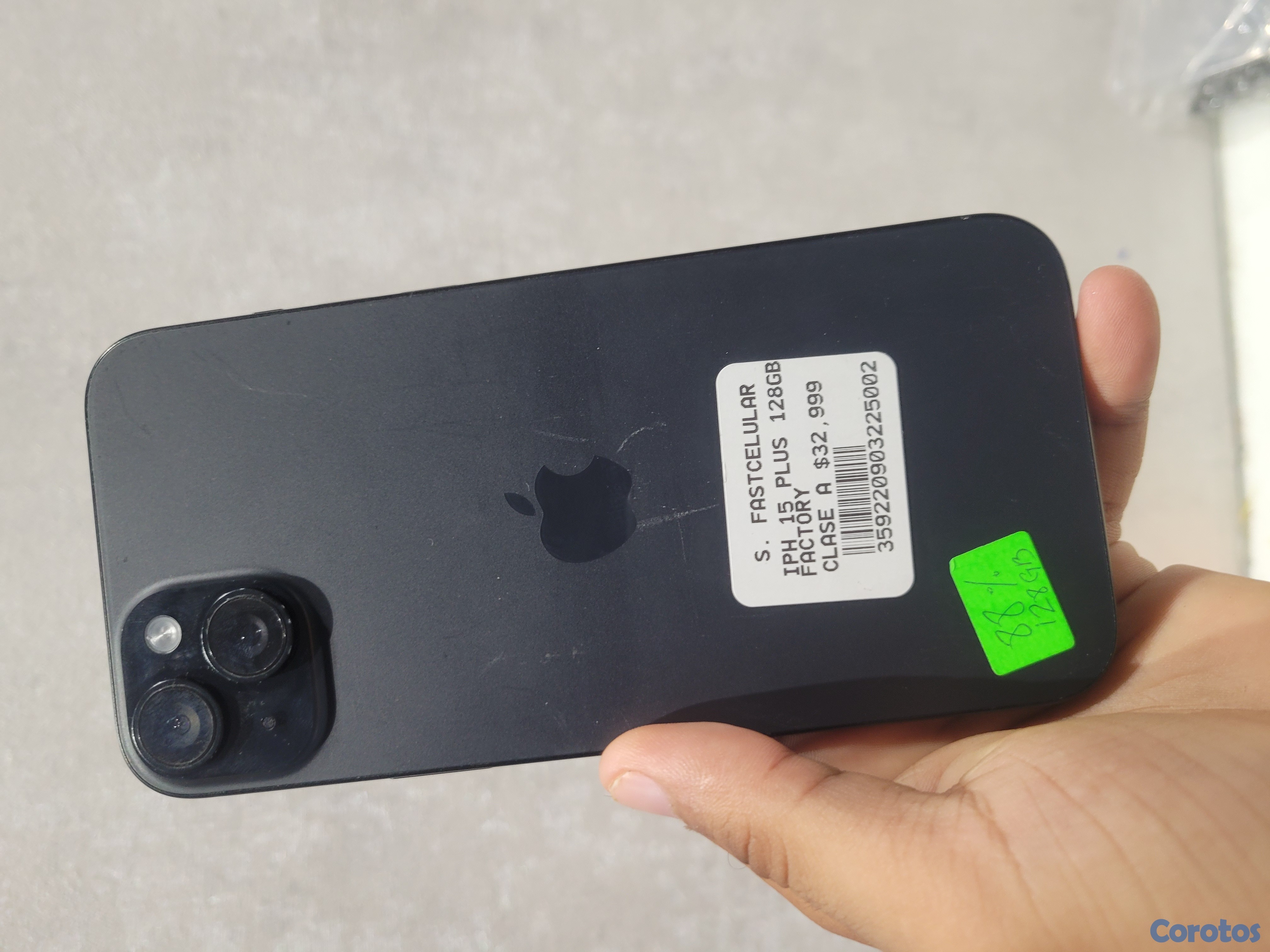 celulares y tabletas - iphone 15plus de 128gb 