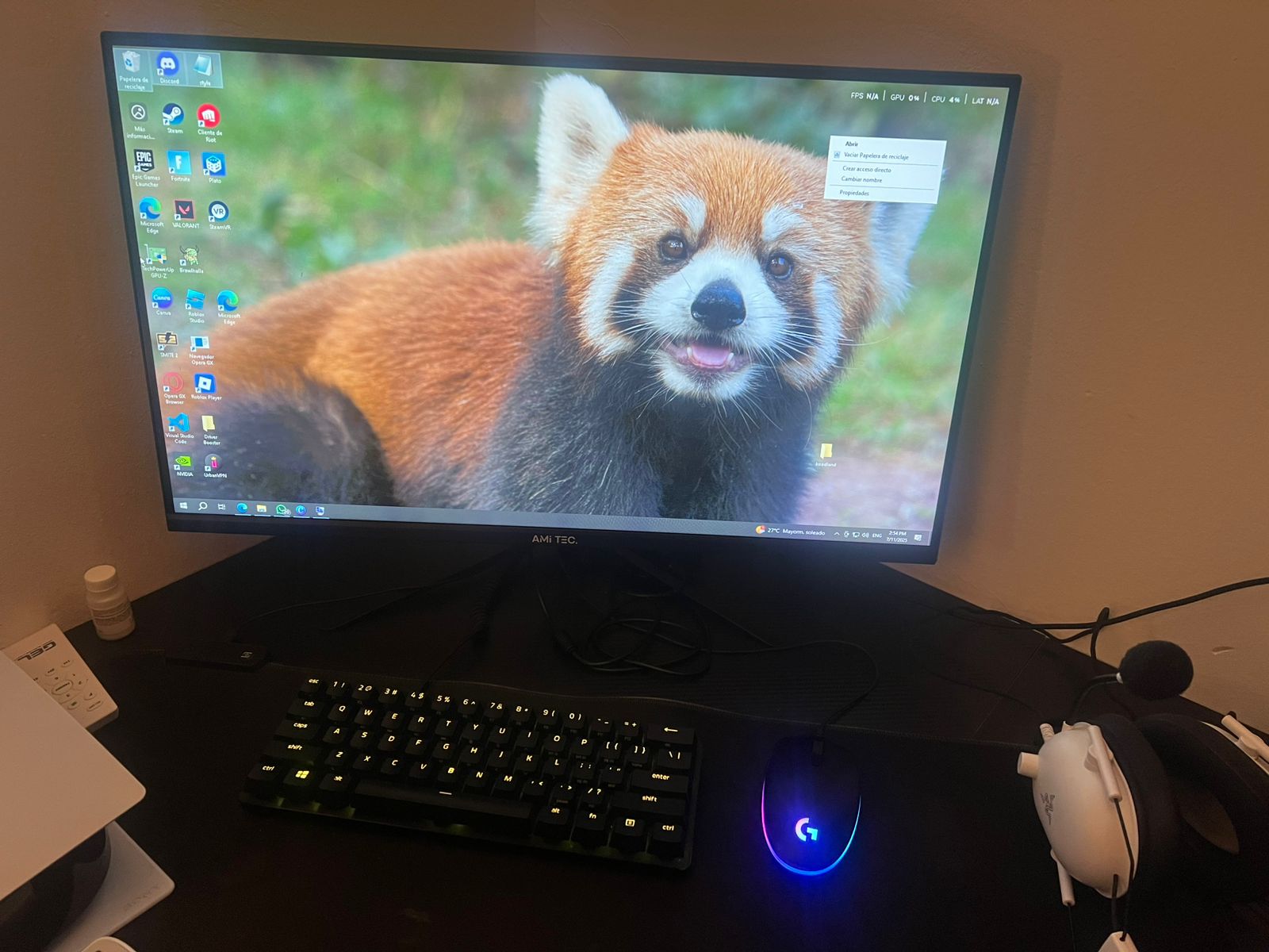 computadoras y laptops - Pc Gamer, monitor, teclado mecánico y mouse 4