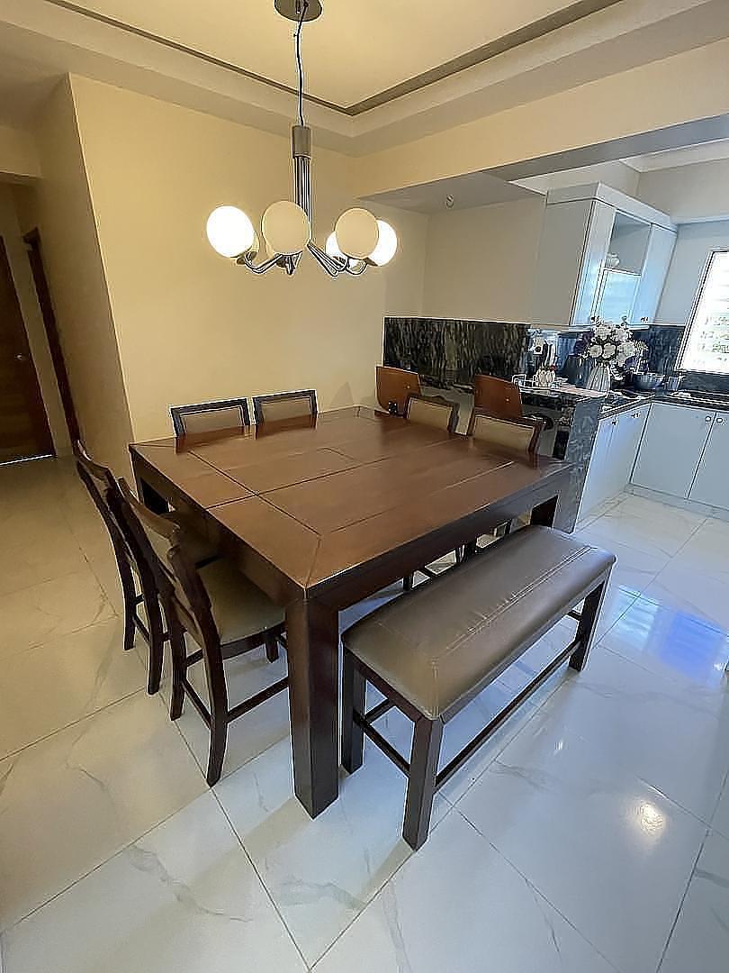 muebles y colchones - COMEDOR CONVERTIDOR DE 4 A 6 SILLA Y BANCO(IMPORTADO)(NEGOCIABLE) 0