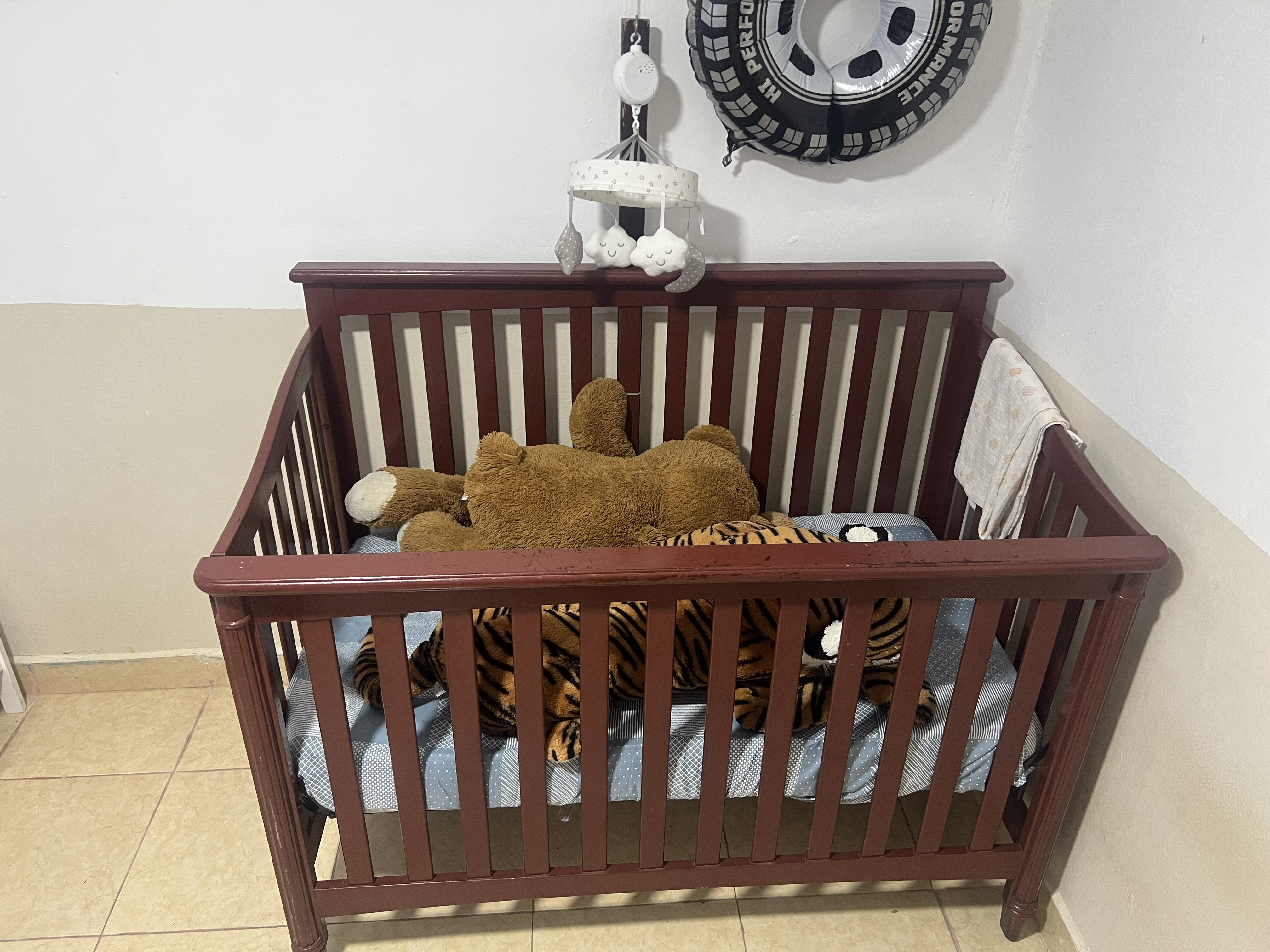 muebles - Cuna cama  de bebe mundo 